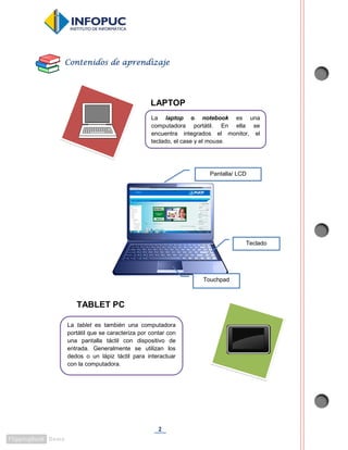 Infokids 4 Informática General - Fichas de Aprendizaje 2014 | PDF