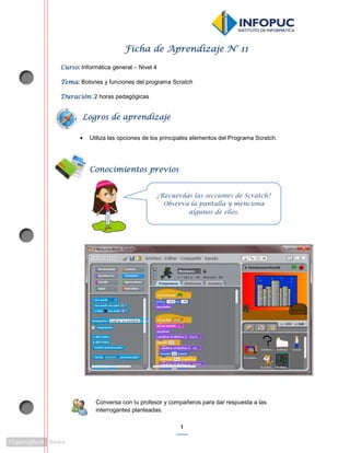 Infokids 4 Informática General - Fichas de Aprendizaje 2014 | PDF