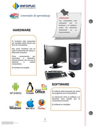Infokids 4 Informática General - Fichas de Aprendizaje 2014