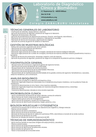 Info lcb laboratorio clínico y biomédico