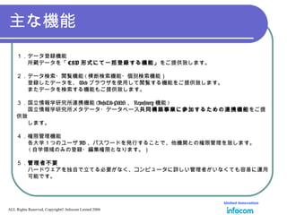 Infolib－ASPの ご紹介 | PPT