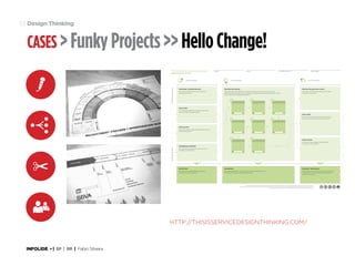 53 Design Thinking

Cases > Funky Projects >> Hello Change!

http://thisisservicedesignthinking.com/

INFOLIDE • | SP | BR | Fabio Silveira

 