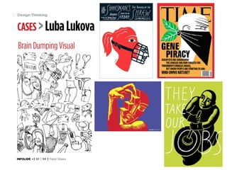 57 Design Thinking

Cases > Luba Lukova
Brain Dumping Visual

INFOLIDE • | SP | BR | Fabio Silveira

 