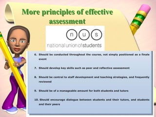 The fundamentals of effective assessmentThe British National Union of Students presents its principles: