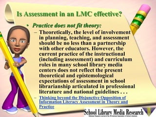 More principles of effective assessment