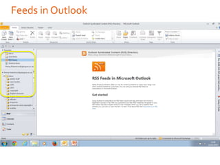 Feeds in Outlook

 
