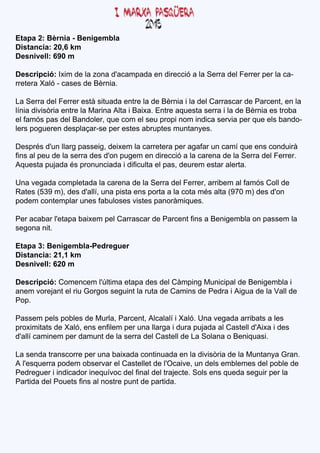 Ea a2 B ri - e ie l
 tp : èna B ng mba
Dsa ca 2 , k
 itn i: 06 m
D s iel6 0m
 e nv l 9
       :

D s r có Im d l z n d c mp d e d e c al S r d l err e l c -
 e ci i:x e a o a ' a a a n i ci a er e F r p ra a
     p    i          a          r ó        a     e
r tr X l - a e d B ri
r ea a c s s e èn .
 e     ó            a

L S r d l err s su d e t l d B ri i d l arsa d P re te l
 a er e F r e t i a a nr a e èn l e C r c r e ac n, n a
      a     e   à t      e         a a     a
l i d i r e t l Mai At i a a E t a u s s r i d B ri e t b
í a is i nr a r a l B i . nr q e t er l e èn s r a
n v òa       e    n   a    x    e     a   a a       a   o
e fmó p s e B n o rq ec m e s upo i o i i s ri p r u e b n o
 la s a d l a d l , u o le rp n m n c ev e q e l a d -
                 e                     da    a        s
l s o u rnd s l a-ep r s s bu ts na y s
e p g ee e p ç r
 r             a s e e t a rpe mu tn e .
                        e

D s rs ' lr p se , e e l c r tr p r g fr nc mí u e s o d i
 e pé d n l g a s i d i m a ar ea e a aa u a q e n c n u à
        u a       g x         e                           r
f s l e d l s r d s ' p g m e d e c al c rn d l S r d l err
i a p u e a er e d n u e n i ci a ae a e a er e F r .
n              a    o          r ó                 a     e
A u s p j aé po u c d i i u ae p s d ue e tr l t.
 q e t u d s rn n i a d i l l a , e rm s a r
     a a            a    f t
                          c                a ea

U av g d c mp td l c rn d l S r d l errar e a fmó C l e
 n e a a o l a a a ae a e a er e F r , rb m l
             e                 a      e  i     a s odl
R ts 5 9m)d s 'l u ap t e s ot al c t mé a a(7 m) e d n
 ae (3    , e d l n ia n p r
               aí,    s       a a oa s l 9 0 d s '
                                          t          o
p d m c ne l u e fb l e v ts a oà q e .
 o e o tmp r n s a u s s ie p n rmi s
            a       o    s          u

P r c b r'a ab i m p l arsa d P re ti aB n e l o p se l
 e a a a ltp a e e C r c r e ac n f s e i mb n a s m a
         e     x        a           n     g  a
sg n n.
eoa i  t

Ea a3 B ng mbaP de u r
 tp : e ie l-e rg e
Dsa ca 2 , k
 itn i: 11 m
D s iel6 0m
 e nv l 2
       :

D s r có C me c m ll ea ad s e C mp gMu ip l eB n e l i
 e ci i: o n e 't
     p            ú i tp e d l à i
                    ma              n   n i d e i mb
                                         ca      g    a
a e v rj t li G ro s g i l rt d C mi d P dai i ad l V l e
 n m oe n e r og s e u t ua e a n e e r Ag
       a     u         na           s         u ea a dl
Pp
 o.

P se p lp b s eMul P re tAc lí X l U av g d ar as l
 asm e o l d
        s   e      r , ac n, l a i a . n e a a rb t a e
                    a         al    ó           i      s
po i tt d X l e s nim p r n lrai uap j aa C s l 'i i e
 rx as e a , n e f
   mi       ó       l e u a l g d r u d l a t l Ax d s
                    e        a         a      ed a
d lc mi m p r a n d l s r d l a tl eL S l aoB n u s
 'l a n
 aí    e e d mu t e a er e C s l a o n
                         a      ed       a    e i ai
                                                q .

L s n at n c r p r n b i d c ni a ae l d i r d l Mu tn aG a .
 a e d r sor e u a a a a o t u d n a is i e a na y rn
        a     e        x       n         v òa
Als u r p d m o s ra e C s lt el c i , nd le l s e p b d
  ' q er o e b ev r l a t l d ' a e u e mb me d l o l e
  e    a                  ee     O v       s    e         e
P de u r i i d rn q í c e f a d l a c . o e s u d s g ip ra
 e rg e i d a o i uv d ln l e t j t S l n q e a e u e l
         nc      e o      i      re e    s            r
P rd d l o es i a n s ep n d p rd .
 at a e P u t f s l o t u t e at a
   i           n      r          i
 