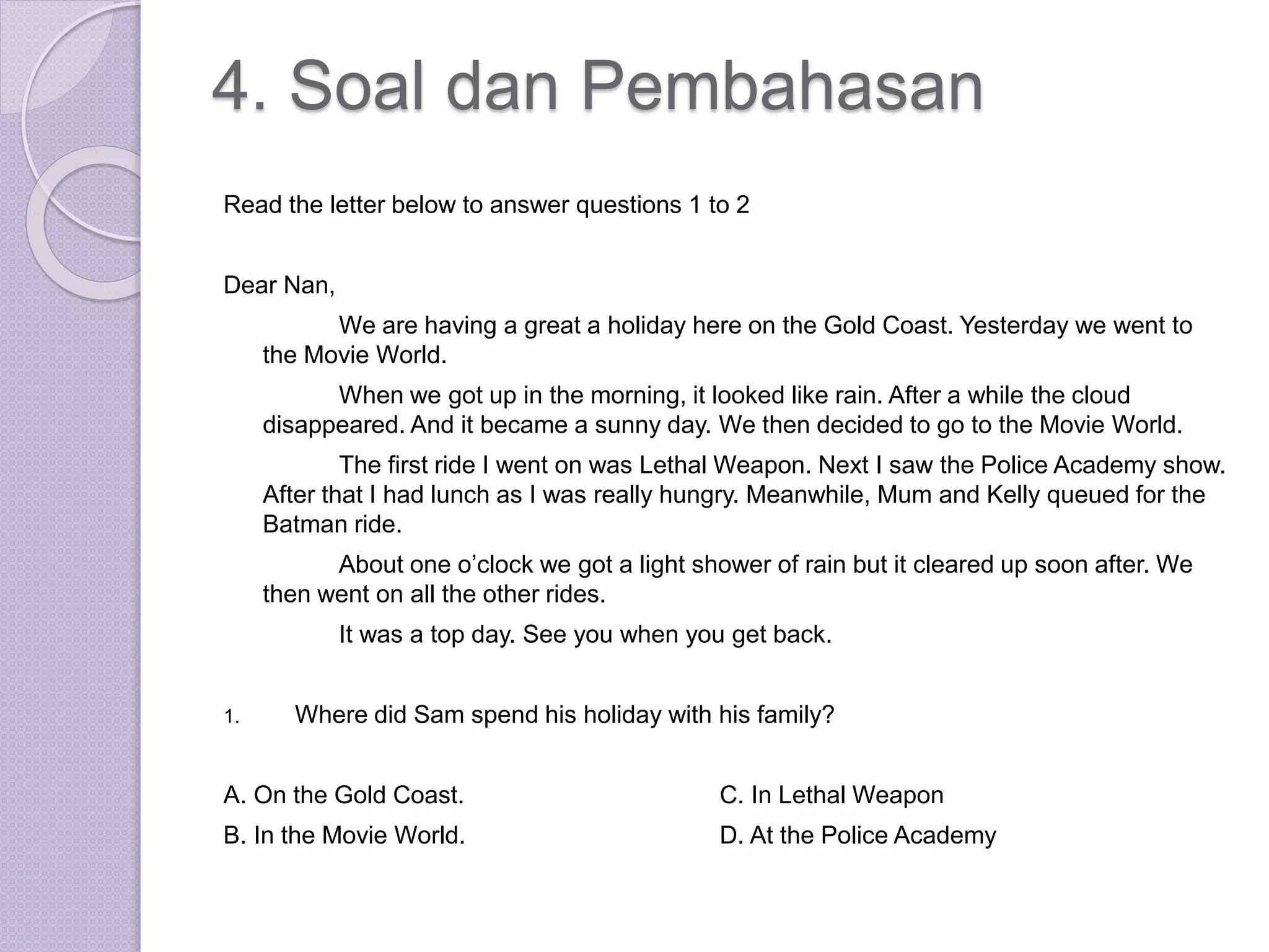 Informasi Rinci beserta Contoh Soal dan Pembahasan | PPTX