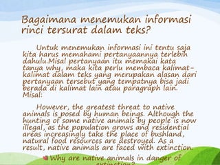 Informasi Rinci beserta Contoh Soal dan Pembahasan | PPTX