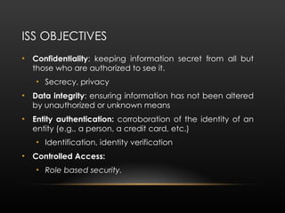 Objective Secure System Infomation System Security | PPT