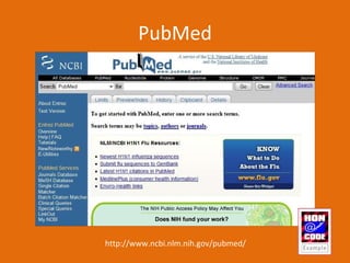 PubMed http://www.ncbi.nlm.nih.gov/pubmed/ 