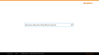 mission possible10.11.2015 InfoNet Day 2015 - Business Booster SharePoint Search/ Folie 1
 