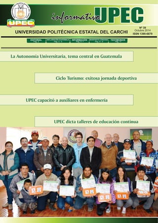 EDITORIAL
Pág. 2 Pág. 3 - 4
DECLARACIÓN GUATEMALA
Pág. 11
TESTIMONIOS
 