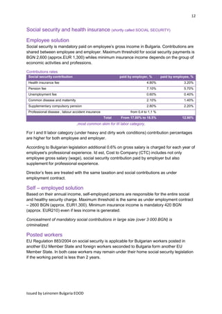 InfoPack Bulgaria_2015 PDF