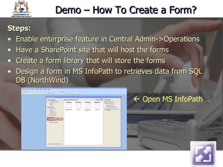 Info Path 2007 Training | PPT