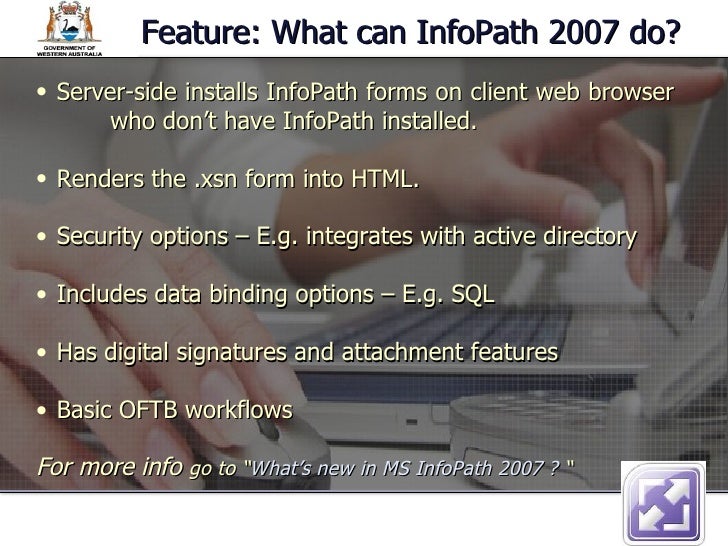 Info Path 2007 Training