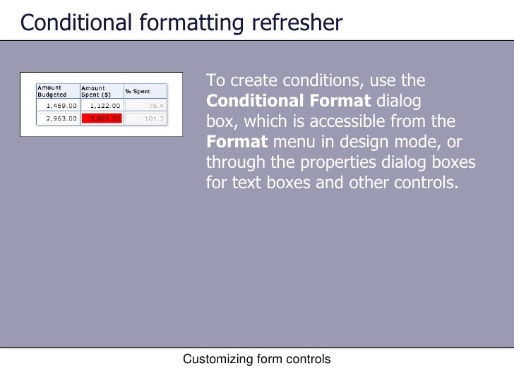 infopath das infopath conditional formatting