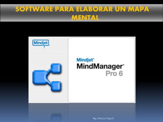 SOFTWARE PARA ELABORAR UN MAPA
MENTAL
Mg. Patricio Tobar E
 