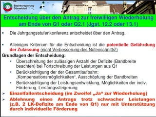 Entscheidung über Antrag auf freiwillige
Wiederholung
 