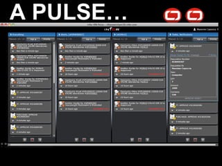 A PULSE…
 