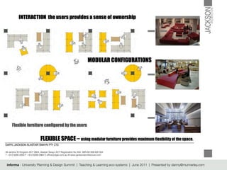 informa - University Planning & Design Summit | Teaching & Learning eco-systems | June 2011 | Presented by danny@munnerley.com
 