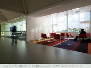 informa - University Planning & Design Summit | Teaching & Learning eco-systems | June 2011 | Presented by danny@munnerley.com
 