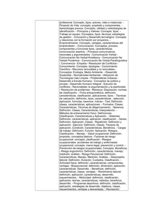 Información general programa