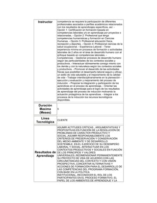 Información general programa