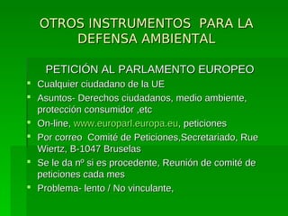 Informacion ambiental