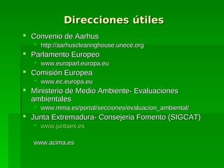 Informacion ambiental