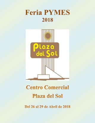 Feria PYMES
2018
 