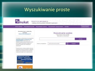 Wyszukiwanie proste
 