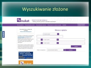 Wyszukiwanie złożone
 