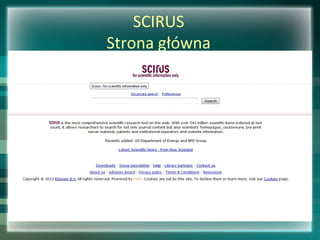 SCIRUS
Strona główna
 