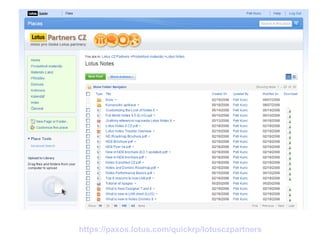 https ://paxos.lotus.com/quickrp/lotusczpartners 