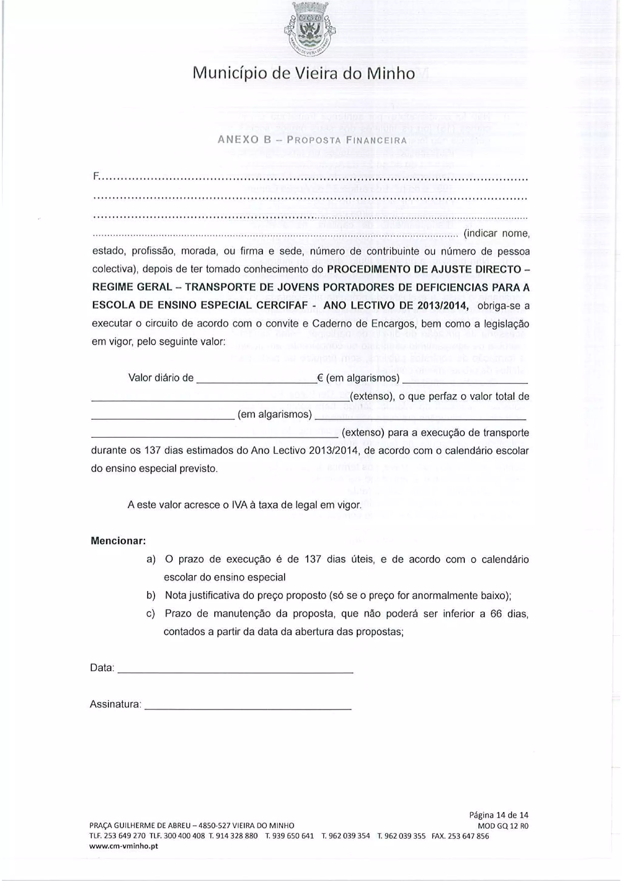 Reunião de Câmara 23/01/2014 - Ponto 18