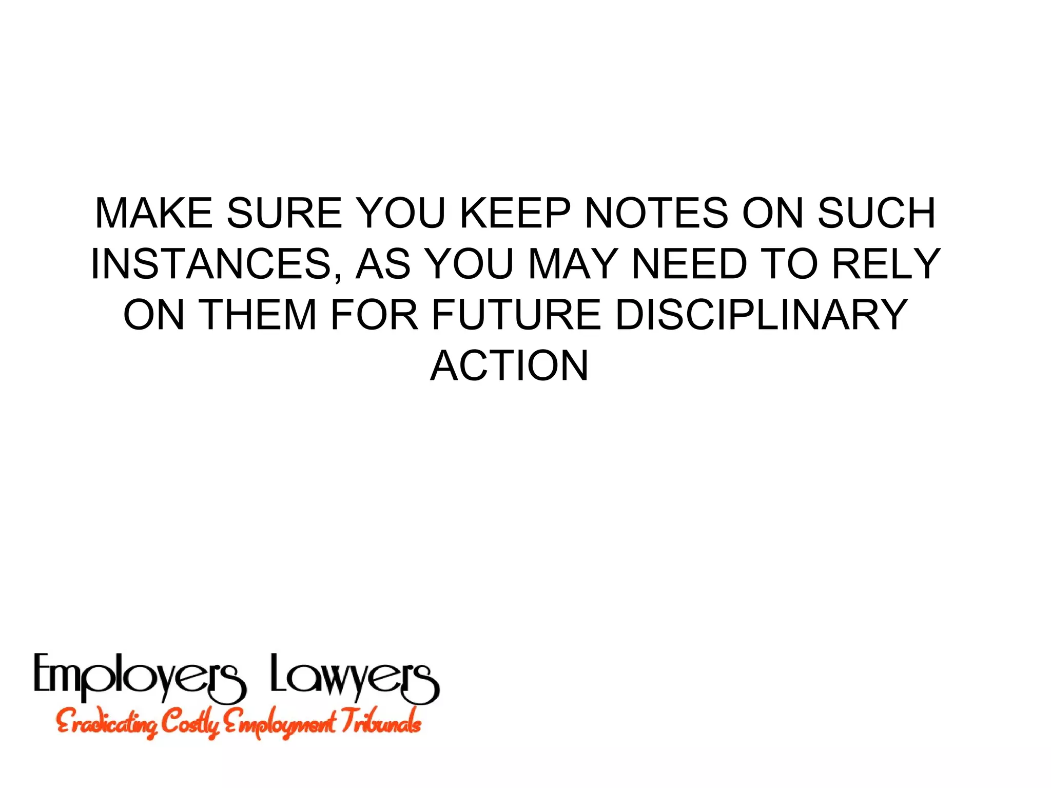 Informal Disciplinary Process PPT informal-disciplinary-process-ppt