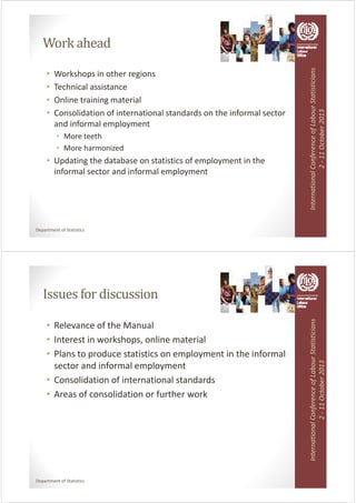 Informal employment and the informal sector | PDF