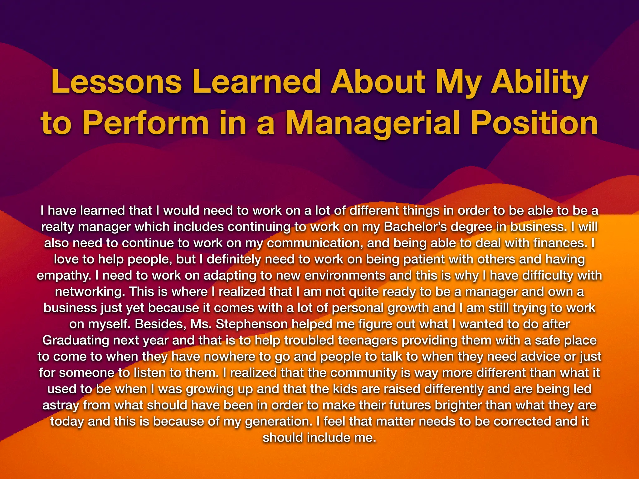 Informal Presentation - Jessica Jennings | PPT | Free Download