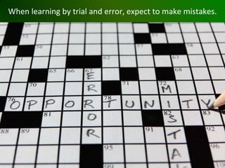 Informal Learning 4: Your path to learning - How to find your way 