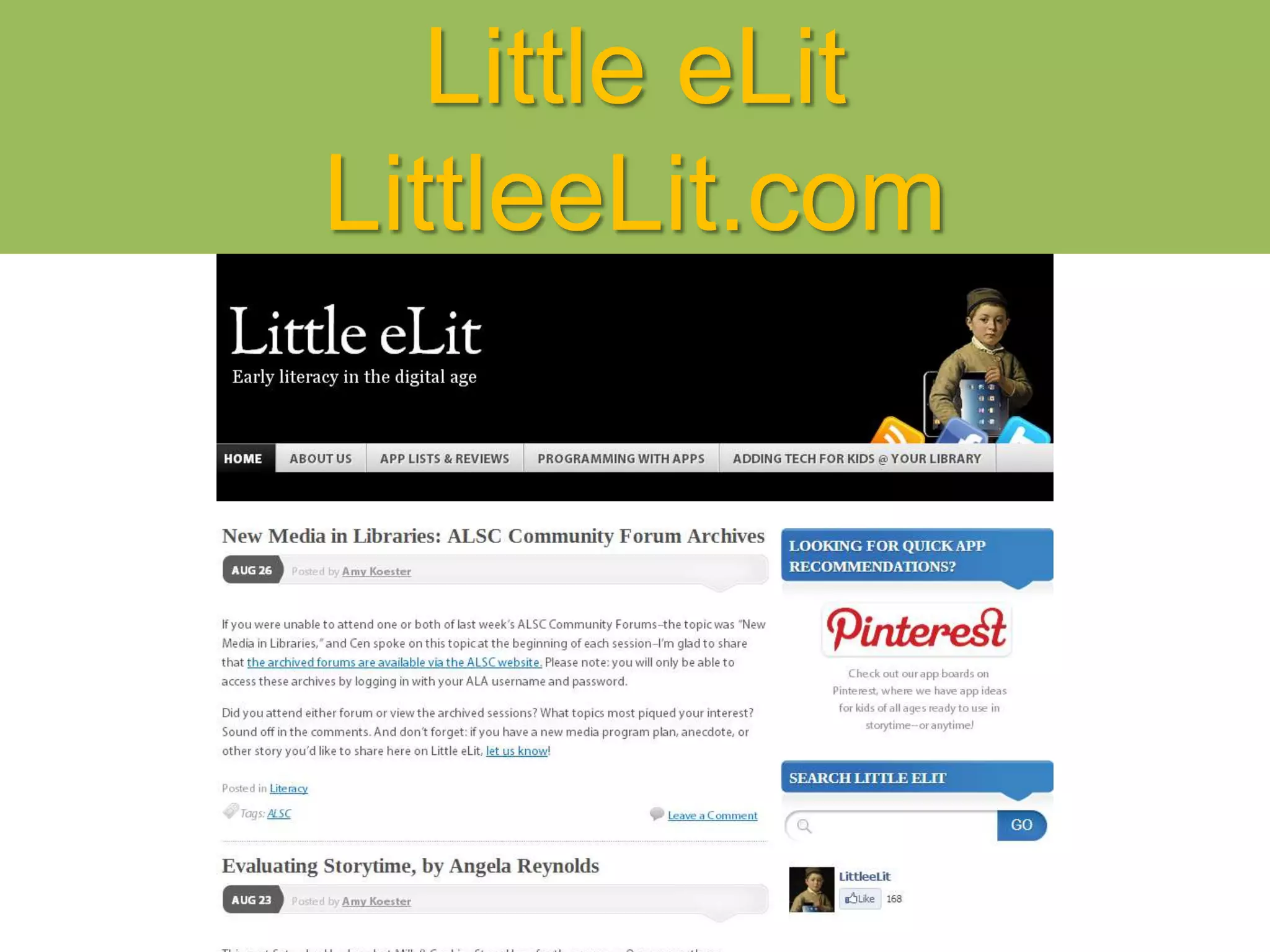 Little eLit
LittleeLit.com
 