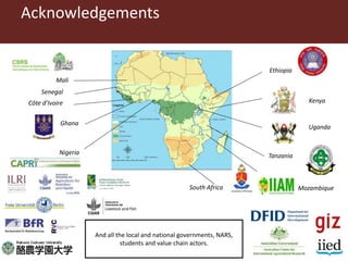 The importance of and experience in building the capacity of informal markets, especially in the context of sub-Saharan Africa
