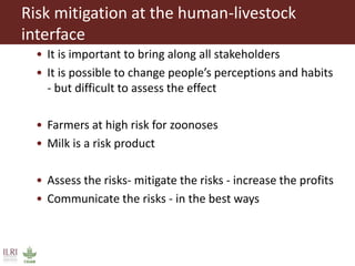 Evaluating risks in the informal milk value chain in Northeast India