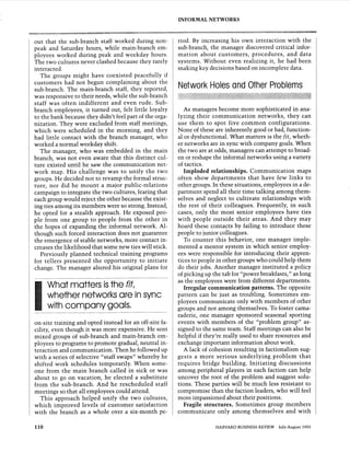 Informal networks the company behind the charts by david krackhardth | PDF