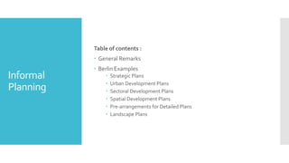 Informal planning english | PDF