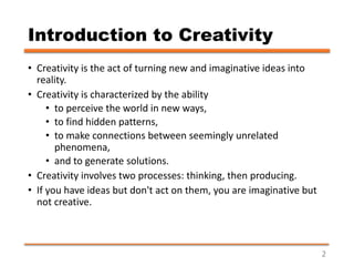 Creativity | PPTX