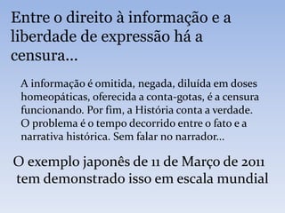 A credibilidade é a bóia salva-vida da imprensa.  Então, por que mentir, esconder a verdade ou distorcer e maquiar a realidade?