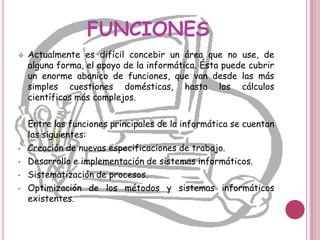 Creación de nuevas especificaciones de trabajo.