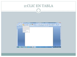 2:CLIC EN TABLA
 