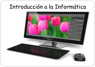 Introducción a la Informática
 